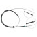 Cable, parking brake K13596 ABS, Thumbnail 2