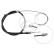 Cable, parking brake K13616 ABS, Thumbnail 3