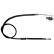Cable, parking brake K13627 ABS, Thumbnail 2