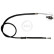 Cable, parking brake K13627 ABS, Thumbnail 3