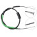 Cable, parking brake K13668 ABS, Thumbnail 2