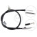 Cable, parking brake K13697 ABS, Thumbnail 3