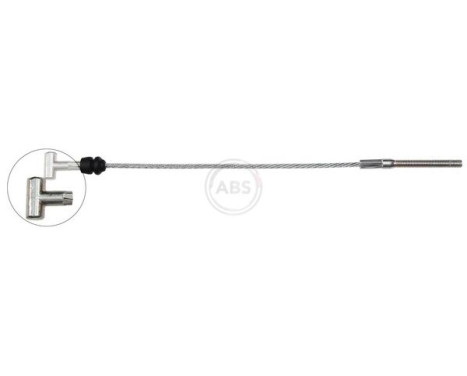 Cable, parking brake K13843 ABS, Image 2