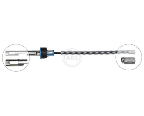 Cable, parking brake K13852 ABS, Image 2
