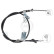 Cable, parking brake K13859 ABS, Thumbnail 2