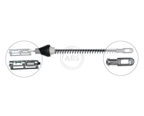 Cable, parking brake K13884 ABS, Image 2