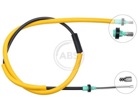 Cable, parking brake K13886 ABS, Image 2