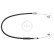Cable, parking brake K13970 ABS, Thumbnail 2