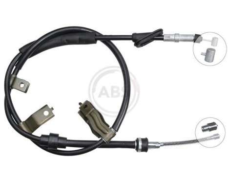 Cable, parking brake K13978 ABS, Image 2