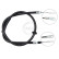 Cable, parking brake K14019 ABS, Thumbnail 2
