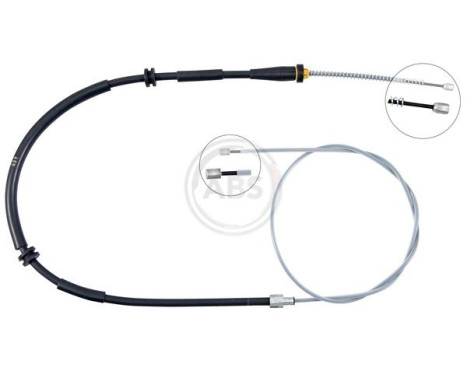 Cable, parking brake K14081 ABS, Image 2
