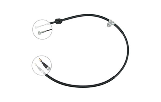 Cable, parking brake K14307 ABS, Image 2