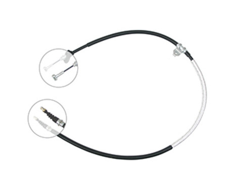Cable, parking brake K14348 ABS, Image 2