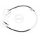 Cable, parking brake K14348 ABS, Thumbnail 3