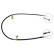 Cable, parking brake K14497 ABS, Thumbnail 2