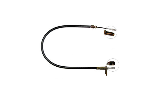 Cable, parking brake K14677 ABS, Image 2