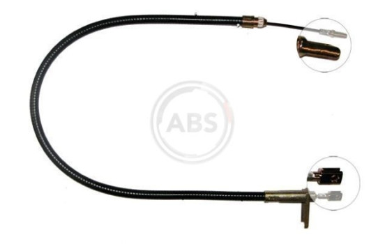 Cable, parking brake K14677 ABS, Image 3
