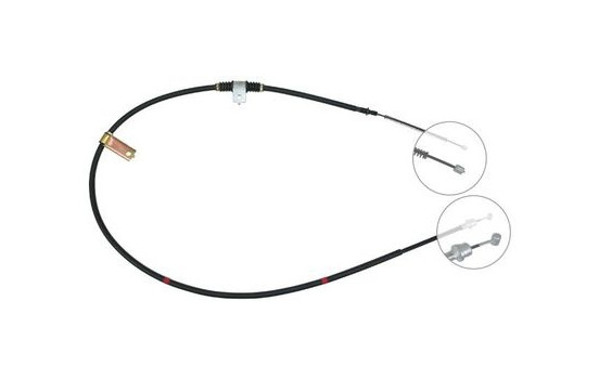 Cable, parking brake K14888 ABS, Image 2