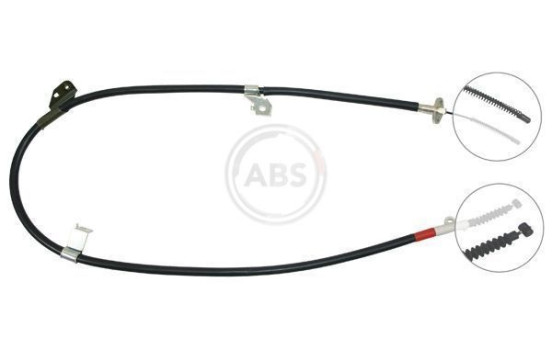 Cable, parking brake K15067 ABS, Image 3