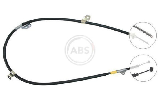 Cable, parking brake K15088 ABS, Image 3