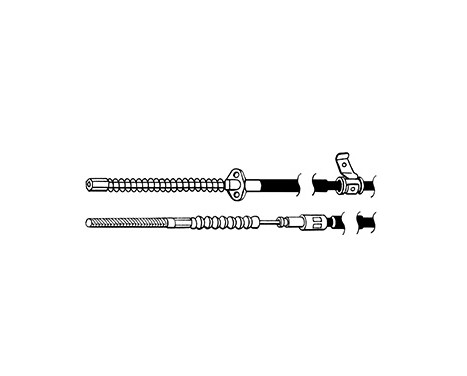 Cable, parking brake K15188 ABS, Image 2