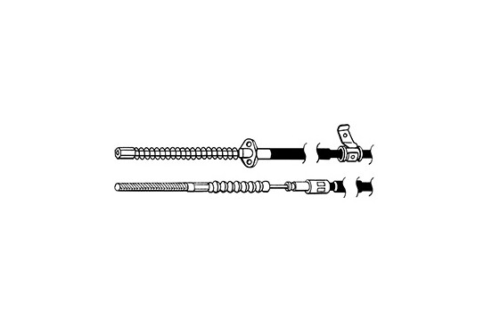 Cable, parking brake K15188 ABS, Image 2