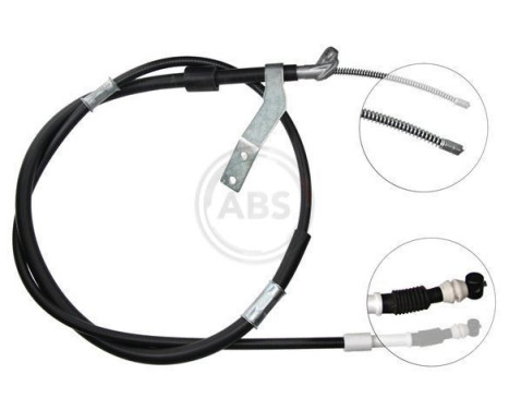 Cable, parking brake K15337 ABS, Image 3