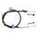 Cable, parking brake K15377 ABS, Thumbnail 3