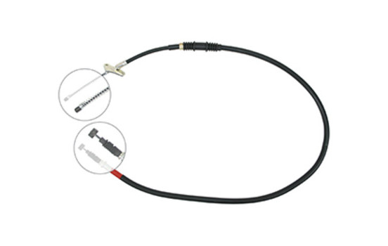 Cable, parking brake K15408 ABS, Image 2