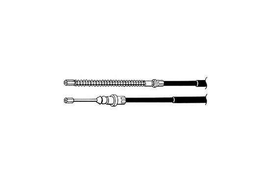 Cable, parking brake K15568 ABS, Image 2