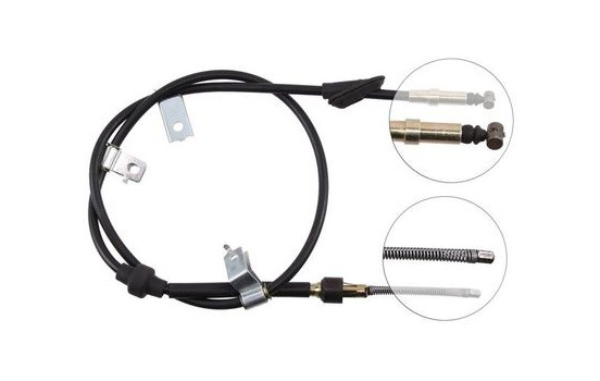 Cable, parking brake K15718 ABS, Image 2