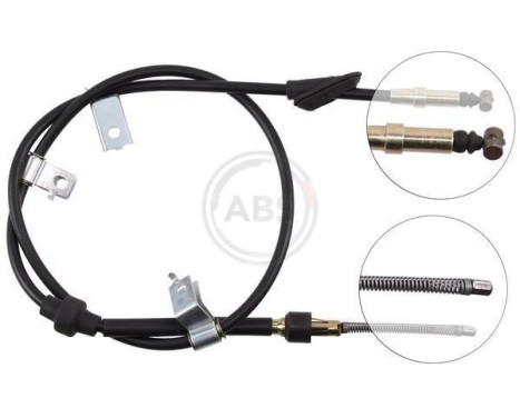 Cable, parking brake K15718 ABS, Image 3
