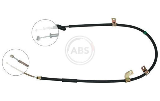 Cable, parking brake K15858 ABS, Image 2