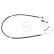 Cable, parking brake K15957 ABS, Thumbnail 2