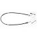 Cable, parking brake K16047 ABS, Thumbnail 2