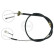 Cable, parking brake K16077 ABS, Thumbnail 3