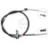 Cable, parking brake K16168 ABS, Thumbnail 2