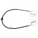 Cable, parking brake K16338 ABS, Thumbnail 2
