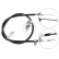 Cable, parking brake K16597 ABS, Thumbnail 3