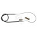 Cable, parking brake K16598 ABS, Thumbnail 3