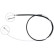 Cable, parking brake K16646 ABS, Thumbnail 2