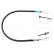 Cable, parking brake K16727 ABS, Thumbnail 2