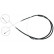 Cable, parking brake K16825 ABS, Thumbnail 2