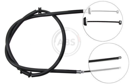 Cable, parking brake K16838 ABS, Image 2