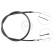 Cable, parking brake K16857 ABS, Thumbnail 3