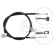 Cable, parking brake K17037 ABS, Thumbnail 3