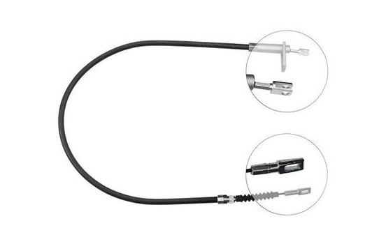 Cable, parking brake K17158 ABS, Image 2