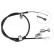 Cable, parking brake K17218 ABS, Thumbnail 2