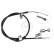 Cable, parking brake K17218 ABS, Thumbnail 3