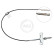 Cable, parking brake K17254 ABS, Thumbnail 2
